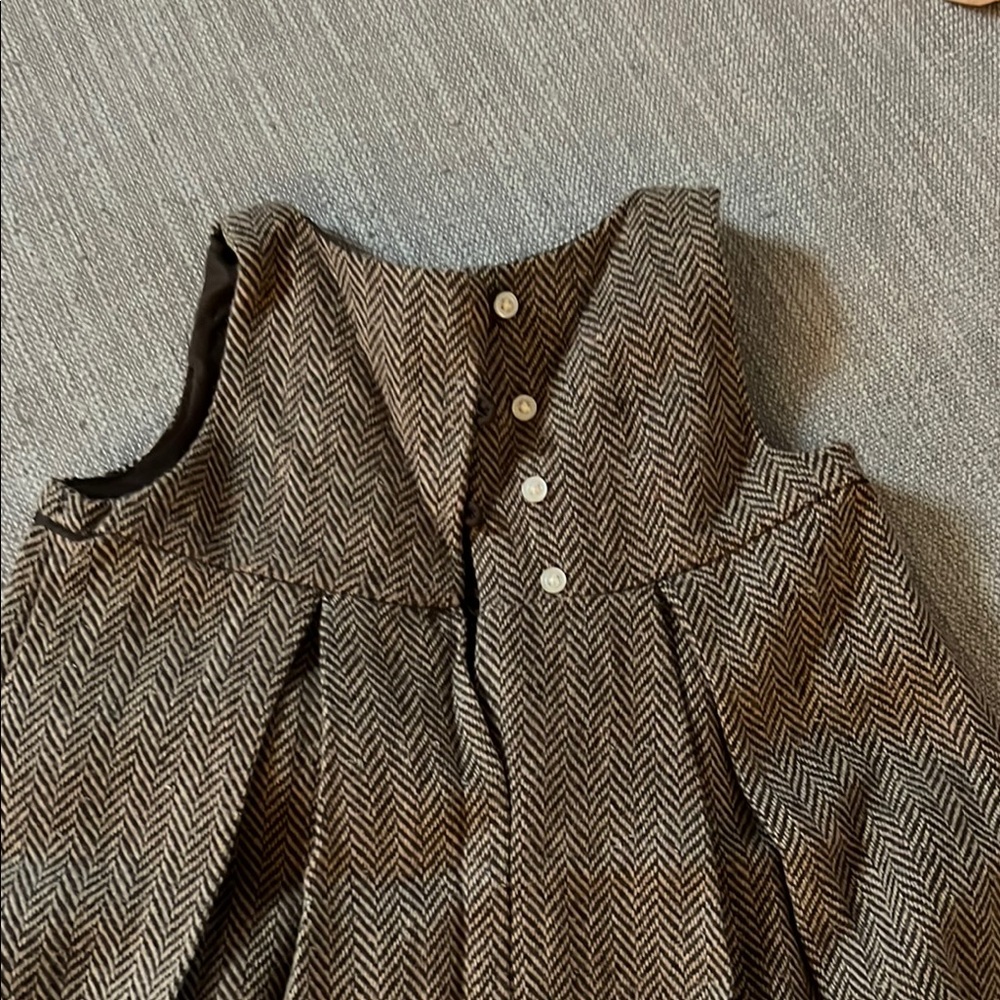 Herringbone Sleeveless Dress - Picture 4 of 4